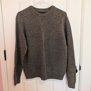 Croft & Barrow Men's Sweater Green Heather Crew Neck Long Sleeve Medium GUC